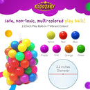 Kids Ball Pit Pop Up Large Tent for Toddlers - Indoor & Outdoor Gift Toys for Infants Girls & Boys, Baby Playpen with Zippered Storage Bag, 50 BallPit Balls Included by TinyTreasures Baby Boutique