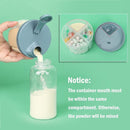 Accmor Baby Formula Dispenser On The Go, Non-Spill Rotating Four-Compartment Formula Container to Go, Milk Powder Kids Snack Container for Infant Toddler Travel Outdoor, Blue, 2 Pack by TinyTreasures Baby Boutique
