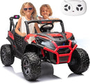 24V Kids Electric Toy Car,2 Seater Kids Toy Car with Remote Control,4WD Electric Power Vehicles Wheels for 3+Years Boys Girls,Ride on Toy for Girl(Red) by TinyTreasures Baby Boutique