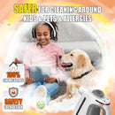 Heavy Duty Handheld Steam Cleaner for Cleaning with Lockable Steam Button&11pcs Accessories, Unlimited Water Addition for Continuous Steaming, Multi-Purpose Steamer for Cleaning Car, Grout (grey) by TinyTreasures Baby Boutique