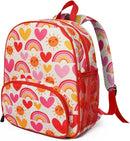 Toddler Backpack for Girls 3-8: Preschool Kindergarten Backpack - Cute Kids Backpacks for Girls-Rainbow Heart by TinyTreasures Baby Boutique