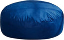 Hobestluk 6FT Bean Bag Chair Bean Bag Chairs for Adults Giant Bean Chairs with Velvet Cover, Memory Foam BeanBag Chair Fluffy BeanBag Chairs for Living Room, Bedroom- Blue (70" x 70" x 15") by CozyNest Decor