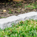 Beuta Landscape Edging | Garden Edging Border | No Dig Faux Stone Bricks & Spikes for Lawn Edging, Flower beds, Pathways & Yards – 1 Pack | Each Pack Has 6 Bricks 48" Lx 4" W x 2.25" H|Limewash by GreenHaven Gardens