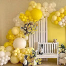 130pcs Pastel Yellow Balloons Different Sizes 18" 12" 10" 5" Light Yellow Latex Balloon Garland Arch Kit for Birthday Baby Shower Graduation Wedding Gender Reveal Party Decorations by CozyNest Decor