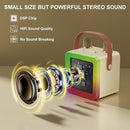 Karaoke Machine for Kids Adults, Portable Bluetooth Karaoke Speaker with 2 Wireless Microphones, Karaoke System with Mics Storage Hole and Lights, Birthday Gifts for Girls Boys Family Home Party by TinyTreasures Baby Boutique