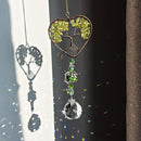 H&D HYALINE & DORA Tree of Life Car Rearview Mirror Hanging Ornament Pendant Accessories Fengshui Suncatcher (Green) by GreenHaven Gardens