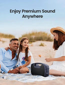 Houl Zallee IPX7 Waterproof Bluetooth Speaker, 40W Portable Wireless Speakers, 32H Playtime, Stereo Loud Sound, Deep Bass, Bluetooth 5.0, Built-in Mic, for Party/Camping/Pool/Gifts, Beach-Navy Blue by CozyNest Decor
