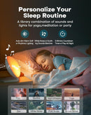 Dekala Sunrise Alarm Clock with 3-in 1 Wireless Charging Station, White Noise Sound Machine, 11 Light & 15 Sounds, Alarm Clocks for Heavy Sleepers Bedroom, Compatible with Apple Watch/Airpods/iPhone by TinyTreasures Baby Boutique