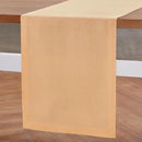 Solino Home Linen Table Runner 90 Inches Long - 100% Pure Linen Peach Table Runner 14 x 90 Inch - Fete by CozyNest Decor
