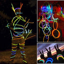 500 Pcs Glow Sticks Bulk Party Pack, 8'' Glow in the Dark Party Supplies, Glow in the Dark Light Up Sticks with Connectors, Party Favors for Birthday, Concert, Raves, Halloween, Christmas by TinyTreasures Baby Boutique