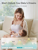 Paruu Hands Free Breast Pump P16, Wearable Breast Pump Electirc Portable with 4 Modes & 12 Levels, Max 309mmHg Strong Suction 19/21/24mm Flange Inserts Wearable Breastfeeding Pump, 2 Pack by TinyTreasures Baby Boutique