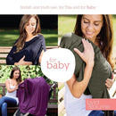 Byrd & Blume Maternity Nursing Cover Breathable Lightweight Breastfeeding Cover Wrap Shawl Scarf Poncho Full 360 (Olive, One size) by TinyTreasures Baby Boutique