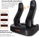 SUNFOOT Boot Dryer And Deodorizer Shoe Dryers For Work Boots, Ski Boot, Hats, Socks, Motorcycle Helmets Glove Dryer With Heat Blower, Quick Drying Boot Warmer Adjustable Timer And Rack (Black) by CozyNest Decor