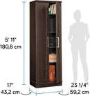 Sauder HomePlus Kitchen Pantry Storage Cabinet with Adjustable Shelves, Laundry Bathroom, L: 23.31" x W: 17.01" x H: 71.18", Dakota Oak by CozyNest Decor