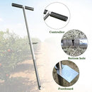 36" Soil Sample Probe Stainless Steel T-Style Handle Sampling Soil Probe Soil Sample Test Tool Kits with Foot Pedal and Reusable Sample Bags for Farm/Agriculture/Garden/Lawn/Golf Course by GreenHaven Gardens