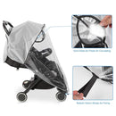 Clear Stroller Rain Cover, Universal Travel Weather Shield Breathable Baby Stroller Rain Cover for Windproof, Waterproof, Protect from Sun Dust Snow by TinyTreasures Baby Boutique