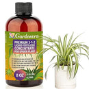 Premium Liquid Spider Plant Fertilizer - 3-1-2 Concentrate for Indoor Plants and Flowers by Gardenera | Organic Plant Food for Spider Plants - 8oz by GreenHaven Gardens