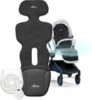 Stroller Cooling Pad with USB Fan | Ultra-Breathable Mesh Seat Liner | External Battery Design for Baby Safety | Universal Fit for 0-4 Years | for Hot Days & Summer by TinyTreasures Baby Boutique