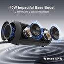 Passau Portable Bluetooth Speakers Loud 40W Peak Stereo Sound, Passive Radiators-Deep Bass, All Day Playtime, Adjustable Strap, BT5.3, IPX5 Wireless Speaker RGB Lights for Indoor Outdoor by TinyTreasures Baby Boutique