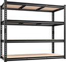 REIBII 48" W Garage Shelving Heavy Duty, 2000LBS Storage Shelves, 4 Tier Adjustable Metal Shelves for Garage Shelving Sturdy Industrial Shelf, Easy Assemble, 48" W x 60" H x 18" D by CozyNest Decor