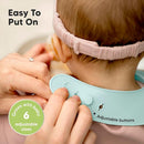 KeaBabies 2-Pack Silicone Baby Bibs for Eating - Sturdy Food-Grade Silicone Bibs for Babies Girl, Boy, Large Food Catcher, Clean & Put On Easily, Waterproof Toddler Feeding Essentials (Amaze) by TinyTreasures Baby Boutique