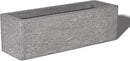 24 Inch Rectangular Concrete Planter,Durable All-Weather Use with Drainage Holes,Large Rectangular Planter for Outdoor Indoor Plants by GreenHaven Gardens
