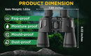 Binoculars with Smart Phone Bracket Adapter, Militar, 20x50, Adults, Bird Watching, High Power Waterproof with Low Light Night Vision for Hunting, Travel, Games, Carrying Case Strap. by TinyTreasures Baby Boutique