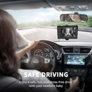 GROWNSY Baby Car Camera, HD Display Baby Car Mirror with Night Vision Feature, 4.3 inch Baby Car Camera with Monitor Wide Clear View, Backseat Camera Rear Facing to Observe Baby’s Every Move by TinyTreasures Baby Boutique
