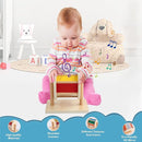 Full Size Spinning Drum Montessori Toys for Infant 6 - 12 Months 1 Year Old Babies Toddlers (Multiple Materials) by TinyTreasures Baby Boutique