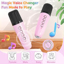FLUESTON Mini Karaoke Machine for Kids Adults, Portable Bluetooth Speaker with Wireless Microphone, Birthday Kids Gifts Toys for Girls Ages 3, 4, 5, 6, 7, 8, 9,10,11,12+ Years Old by TinyTreasures Baby Boutique