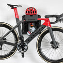Wall Bike Rack | Bike Storage Wall Mount System | for Race Bicycles (Happy Black) and Mountain Bikes | Bike Shelf | Indoor Bike Wall Bracket | Store Your Helmet and Shoes | Home and Garage by GreenHaven Gardens