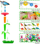 Toys Gifts for Toddlers Boys Girls Age 2 3 4 5 6,167 PCS Dinosaur Flower Garden Building Blocks,STEM Fine Motor Skill Stacking Games,Christmas First 1st Birthday Gifts for Preschool Kids 2+ Years Old by TinyTreasures Baby Boutique