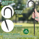 16 Inch Ground Stakes Heavy Duty,16 Pack Metal Fence Stakes for Ground for Wire Fencing,Heavy Duty Long Tent Stakes for Trampolines Camping Canopies and Swing Set by CozyNest Decor