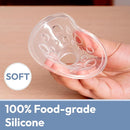NCVI Manual Breast Pump for Breastfeeding Small Nipple, 20mm Silicone Soft Flange Single Hand Held Pump Breast Milk 5oz, BPA-Free with Two Kinds of Suction Adjusted Suitable for 17/18/19/20mm Nipples by TinyTreasures Baby Boutique