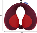 INFANZIA Kids Chin Supporting Travel Neck Pillow, Helps Support Head and Neck, Comfortably Designed for Head, Neck, and Chin Support - Gifts for Toddler/Child/Kids, Red by TinyTreasures Baby Boutique