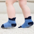 Zaples Baby Non Slip Grip Ankle Socks with Non Skid Soles for Infants Toddlers Kids Boys Girls by TinyTreasures Baby Boutique
