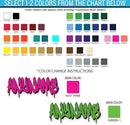 Custom Graffiti Name Wall Decal Personalized Name Wall Decals Spray Paint Graffiti Decal Large Vinyl Decals Sticker for Home & Room Décor, Removable WallArt for Kids & Teens Bedroom, Car, Vehicles by CozyNest Decor