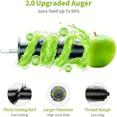 Aeitto Cold Press Juicer Machines, 3.6 Inch Wide Chute, Large Capacity, High Juice Yield, 2 Masticating Juicer Modes, Easy to Clean Slow Juicer for Vegetable and Fruit, Silver by CozyNest Decor
