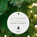 First Christmas Married Ornament 2025, Personalized Christmas Ornaments, Cuztomized Wedding Gifts, Just Married Gifts for Newlywed, Bridal Shower, Couples by TinyTreasures Baby Boutique