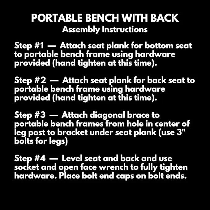 Coated Outdoor Furniture Heavy-Duty Portable Outdoor Bench Thermoplastic Coated, Expanded Metal, Commercial-Grade Seating, Made in America (Portable with Back, 6 Ft, Black), photo 2 of 10