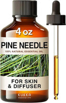 Kukka Pine Essential Oil for Diffuser - 4 Fl Oz - 100% Pure Natural Pine Oil, Woody Scent, for Candle & Soap Making Scent DIY by CozyNest Decor
