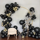 130pcs Black Balloons Different Sizes 18" 12" 10" 5" Party Latex Balloons for Birthday Graduation Baby Shower Anniversary New Year Holiday Party Decorations by CozyNest Decor