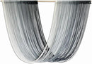 Flber Macrame Wall Hanging Large-Scale Dip-Dye Blue Bohemian Yarn Tapestry Home Room Wall Decor 57" Wx 35" L by CozyNest Decor