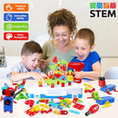 STEM Toys for 3 5 7 Year Old Boys Kids, 232 Pcs Kids Drill Set Building Blocks, DIY Educational Construction Engineering Toys, Creative Mosaic Electric Drill Set Gift for Kid Boys Girls Age 3-8 Years by TinyTreasures Baby Boutique
