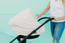 Copper Pearl Multi-Use Cover: Car Seat Covers, Nursing Cover, and Stroller Cover for Sun - Stretchy Fabric, All-Season Use, Stylish Designs, Easy Access for Moms - Lainey by TinyTreasures Baby Boutique