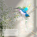 WEISIPU Crystal Suncatchers for Windows - Hummingbird Crystal Ball Prisms Hanging Crystals Ornament for Home Garden Office Wedding Christmas Decoration-Hummingbird by GreenHaven Gardens