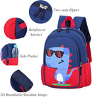 12 inch Kids Small Toddler Preschool Travel Backpack Cool Cute Cartoon Daypack (Dinosaur Green) by TinyTreasures Baby Boutique