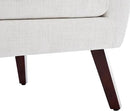 UIXE Accent Chairs Set of 2, Fabric Upholstered Armchair for Living Room, Comfy Arm Chair Single Sofa Bedroom Side Reading Seat - Flax Beige by CozyNest Decor