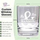 Gifts Inscribed Personalized Whiskey Decanter Set - Engraved Whiskey Decanter Bottle & Set of 2 Custom Drinking Glasses Laser Etched - Customized Whisky Gift for Wedding, Birthday, Fathers Day by CozyNest Decor