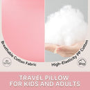 Travel Pillow,Car Pillow Kids Car Seat Pillow U Shaped Pillow for Travel Skin-Friendly Material The Sleeping Aid for Adults and Kids on Road Trips (Pink) by TinyTreasures Baby Boutique